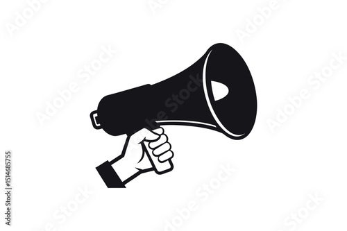 megaphone isolated on white background