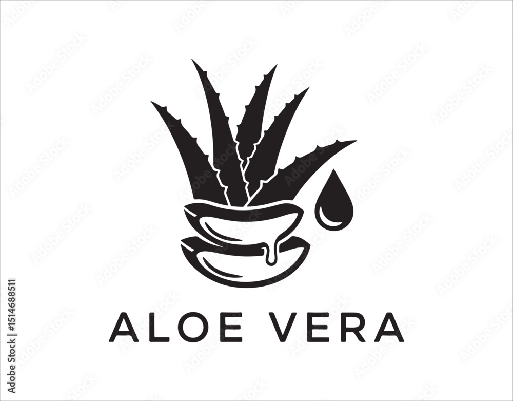 Aloe Vera icon representing beauty and skin care
Aloe Vera icon representing beauty and skin care