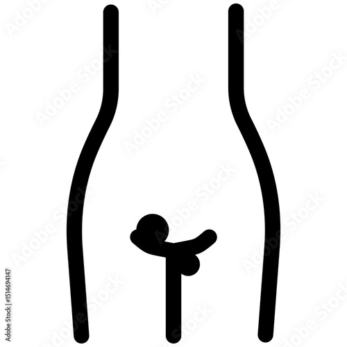 Vaginal Yeast Infection or Candidiasis Icon