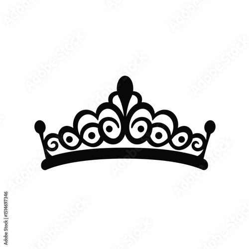 Ornate Crown Silhouette