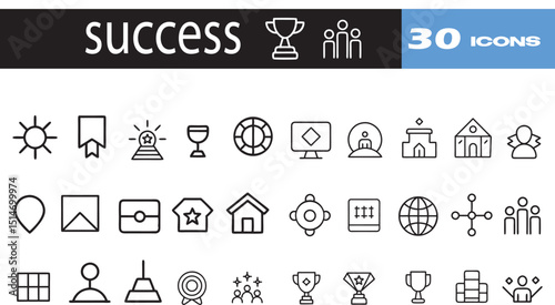 Vector set of zodiac sign icons for business web design