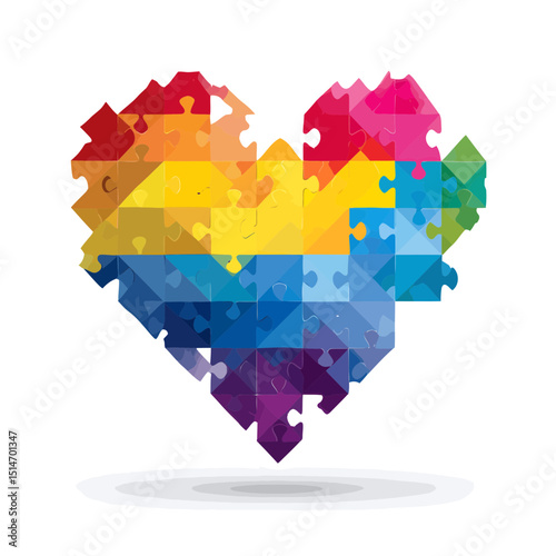 Pride Heart with Flags