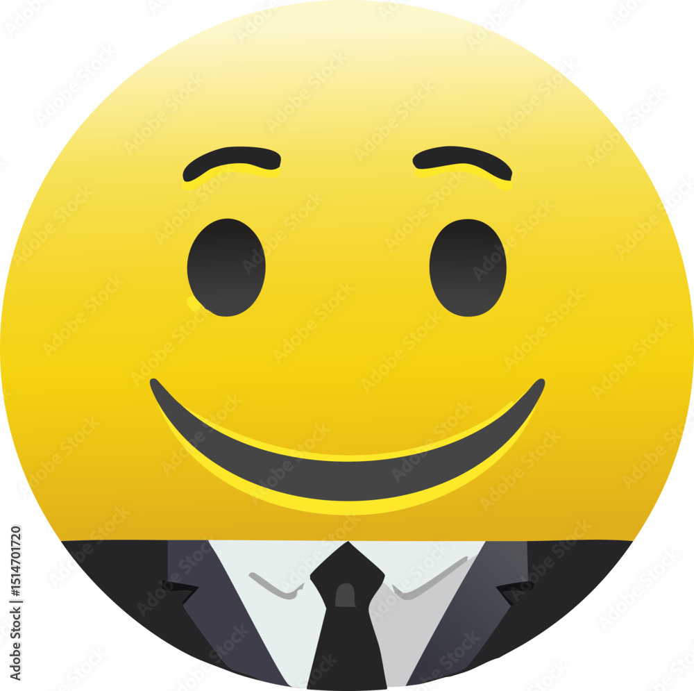 Fototapeta premium buisness emoji