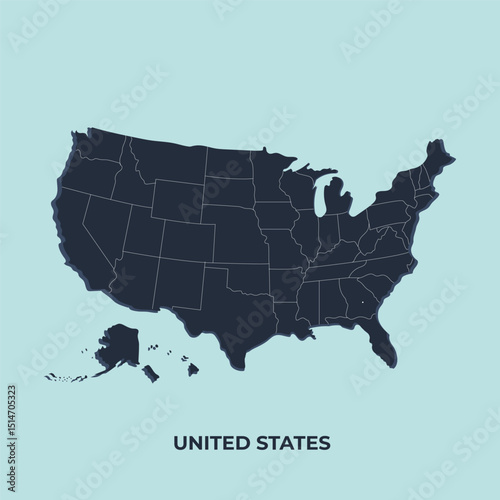 United States map