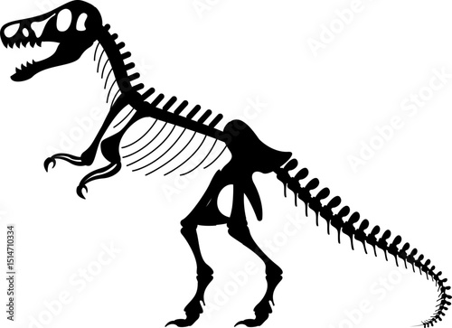 Best Tyrannosaurus Rex skeleton silhouette