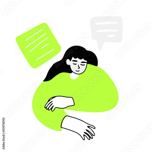 Illustration  concepts with people scene in flat cartoon design. A big collection of scenes with men and women in various situations on a white background. Vector illustration.