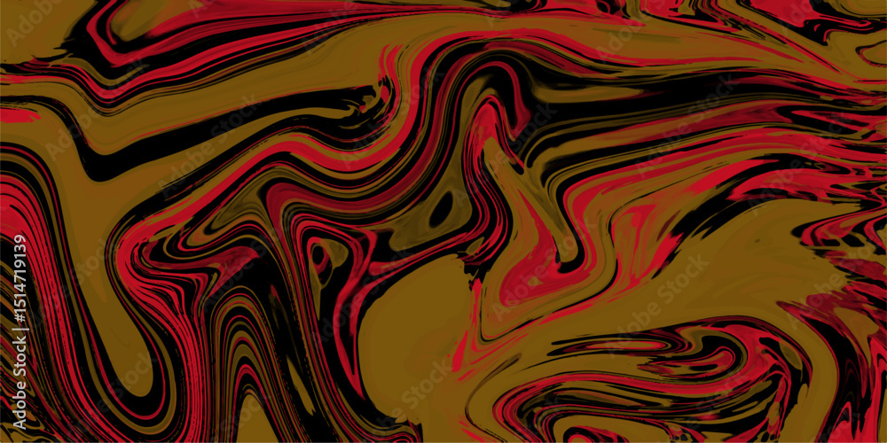 Fototapeta premium Abstract swirls of red black and brown creating a fluid and dynamic artistic background