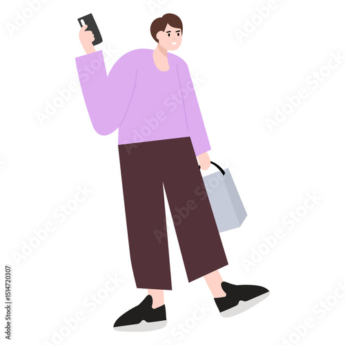 linear concepts with people scene in flat cartoon design. A big collection of scenes with men and women in Business Concept illustrationsvarious situations on a white background. Vector illustration.
