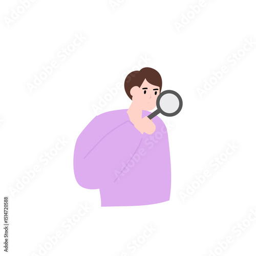 linear concepts with people scene in flat cartoon design. A big collection of scenes with men and women in Business Concept illustrationsvarious situations on a white background. Vector illustration.
