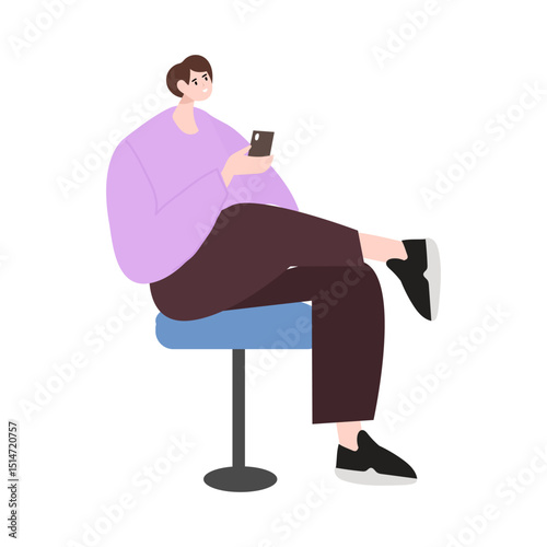 linear concepts with people scene in flat cartoon design. A big collection of scenes with men and women in Business Concept illustrationsvarious situations on a white background. Vector illustration.
