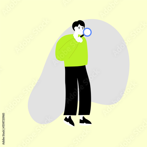 linear concepts with people scene in flat cartoon design. A big collection of scenes with men and women in Business Concept illustrationsvarious situations on a white background. Vector illustration.

