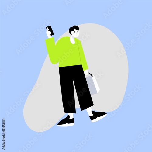 linear concepts with people scene in flat cartoon design. A big collection of scenes with men and women in Business Concept illustrationsvarious situations on a white background. Vector illustration.

