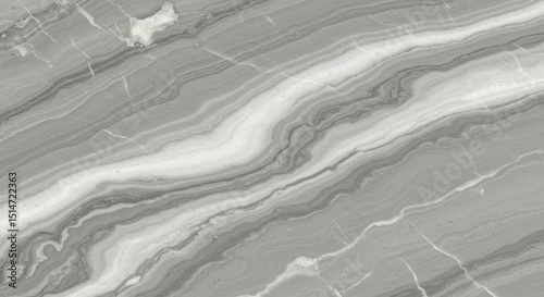 Elegant Grey and White Marble Texture Swirled Stone Background High Resolution Design