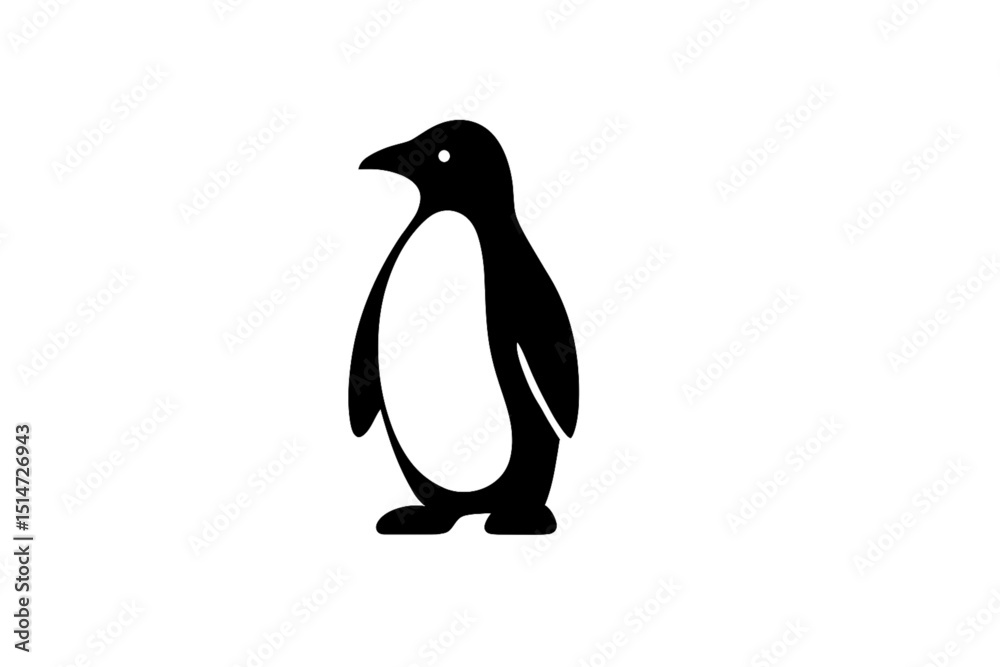 Fototapeta premium penguin on a white background