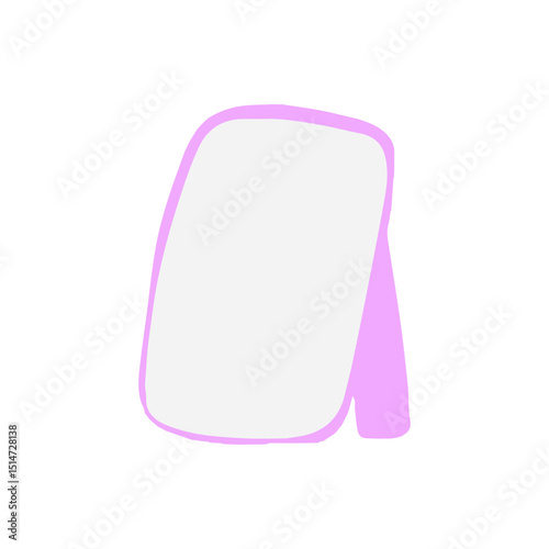 Flat design makeup element design stock. Cosmetic Products Icons Set. Colorful symbols with lipstick, mascara, moisturizer, eye shadow palette and serum. Beauty and makeup.