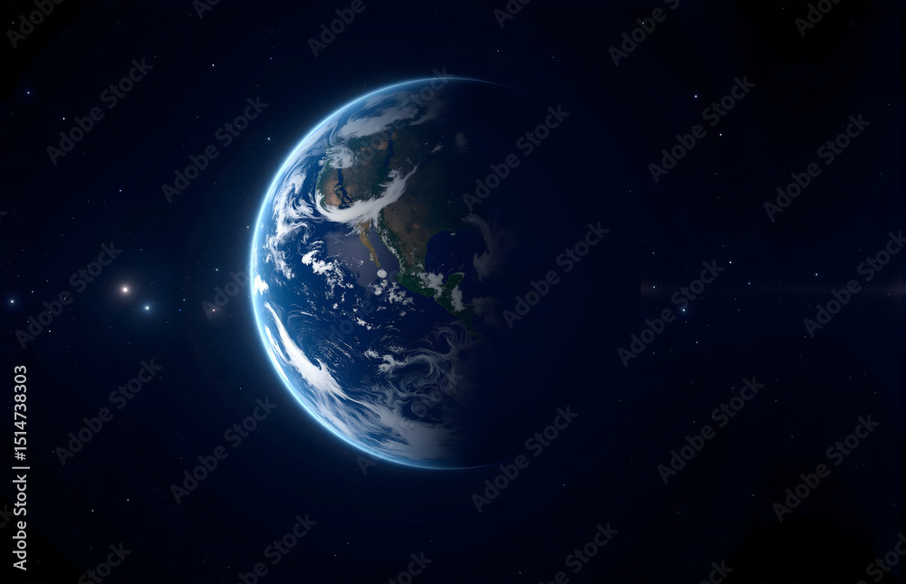 Fototapeta premium View of Earth from Space