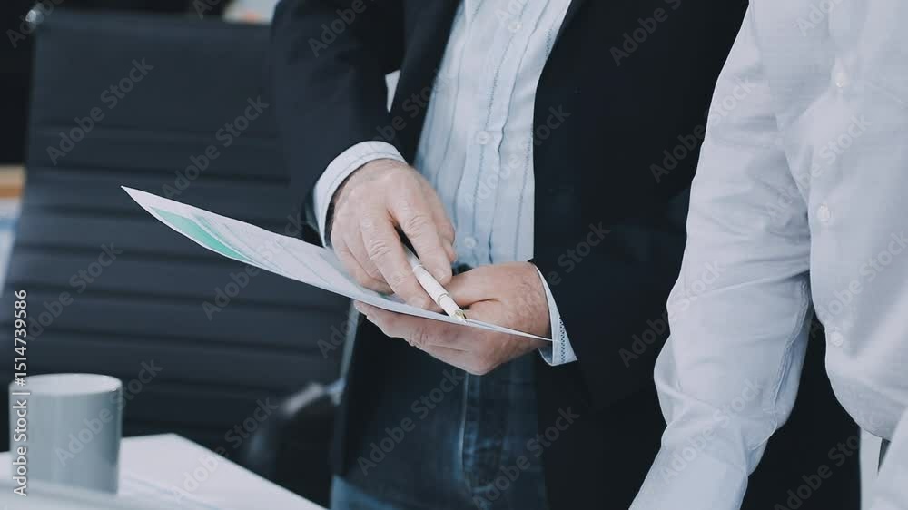 Accounting company provide finance and taxation planning for profitable cash flow, Auditor and accountant team working in office, analyze financial data and accounting record with calculator.Insight