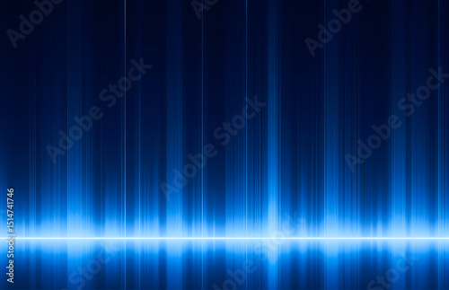 Blue Tech - inspired Abstract Light Background
