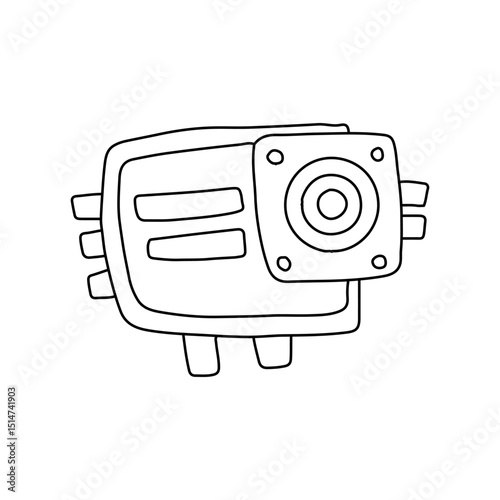 Snorkling element design cartoon illustration. Diving elements for professional scuba divers and vacations. People swimming underwater with fish, sea ocean explorer, recent marine collection.diving