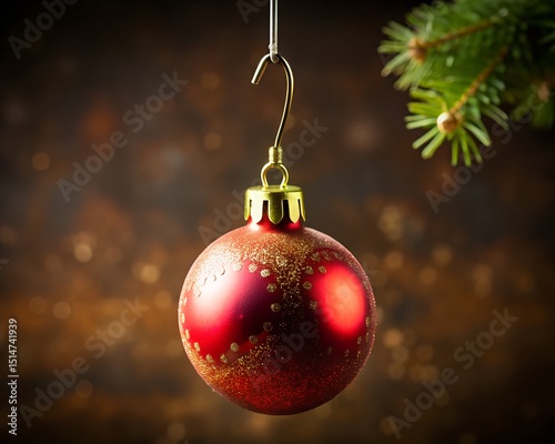 christmas ornament ball hanging hook photo