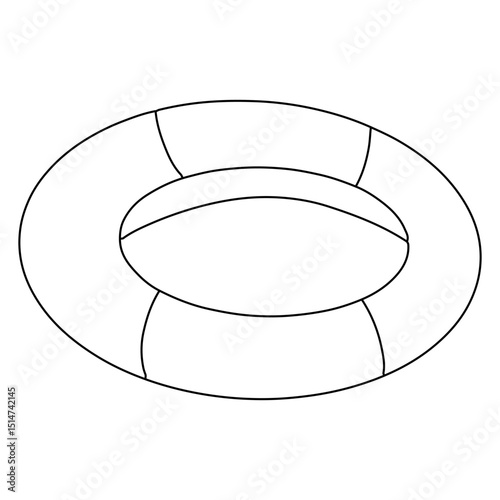 Snorkling element design cartoon illustration. Diving elements for professional scuba divers and vacations. People swimming underwater with fish, sea ocean explorer, recent marine collection.diving