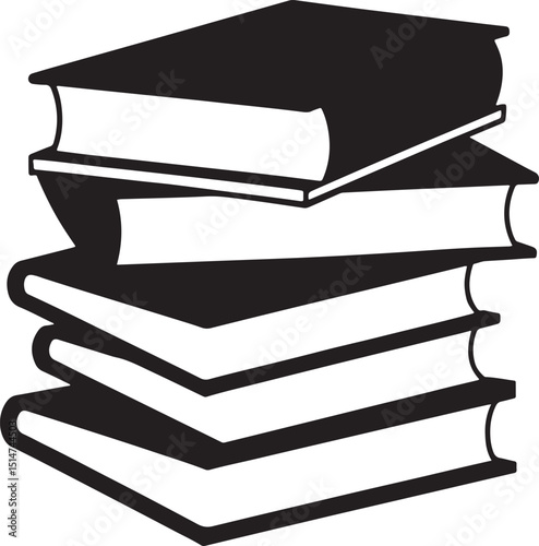Discover the Best Stack of Books Vector Illustrations for Your Projects
