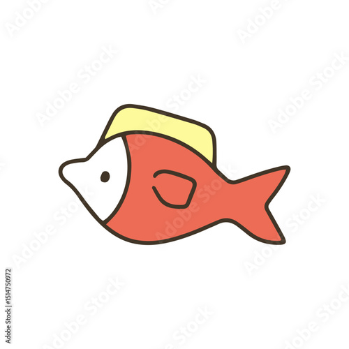 Handrawing underwater habit isolated on white background. Big set with cute sea animals, shells, corals, seaweed. Kawaii sea life character elements. Cartoon coloringbook or coloring page.