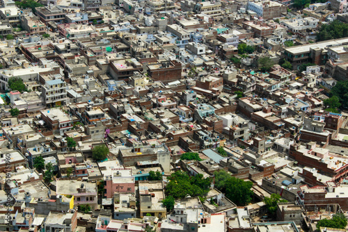 Fototapeta Naklejka Na Ścianę i Meble -  View of Jaipur city from above. Jaipur, India