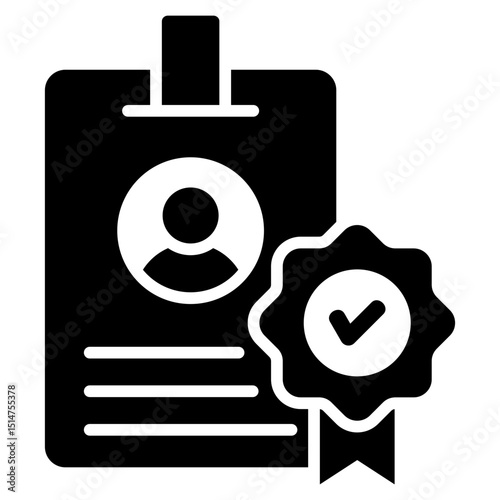Verified Account Glyph Icon