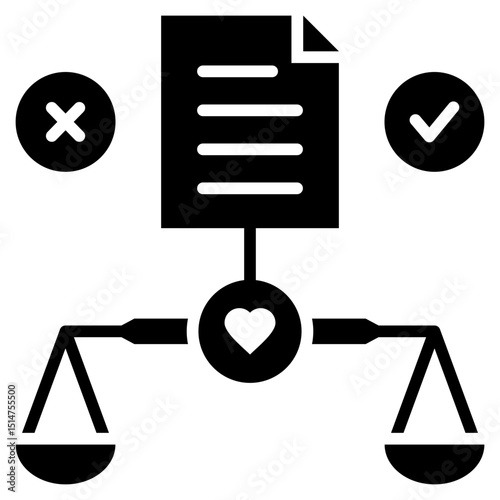 Ethical Glyph Icon
