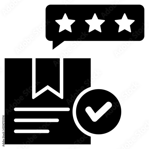 Product Review Glyph Icon