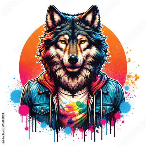 Design of a happy animal.