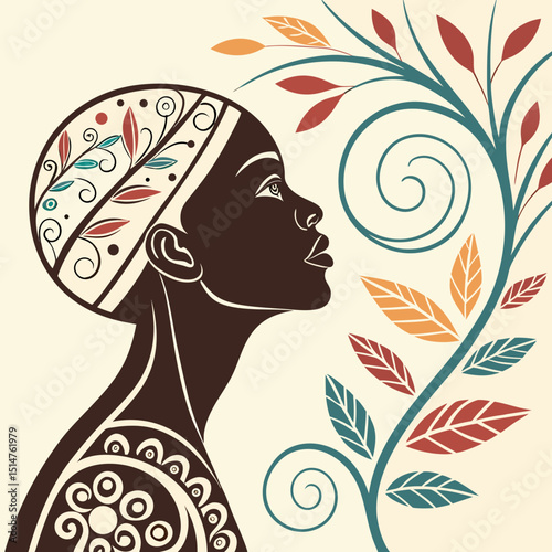 girl with flowers