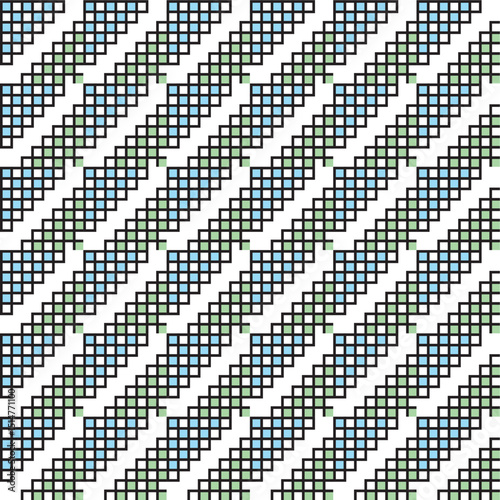 Seamless geometric pattern with modern abstract shapes, perfect for backgrounds, textiles, wallpapers, branding, and digital design projects. High-quality editable design for versatile use.