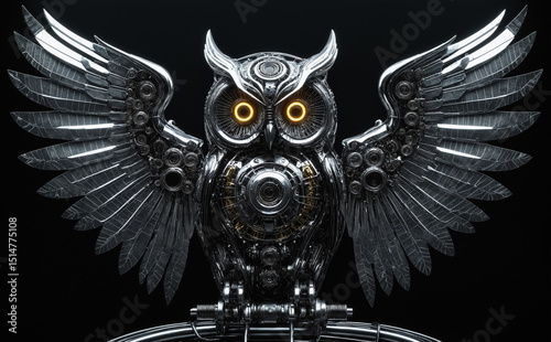 Biomechanical Owl – The Watcher of the Future