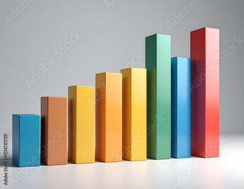 business graph with arrow