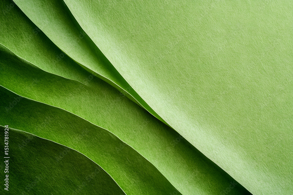 Obraz premium Background green paper texture