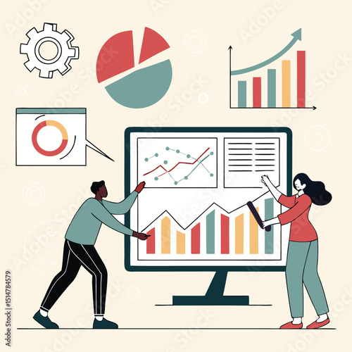  business graph, chart, research, statistic, analysis 