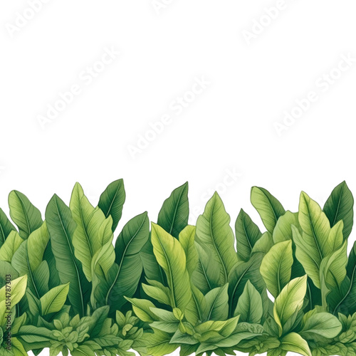 green leaves background