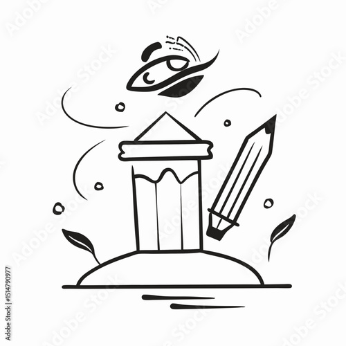 vector illustration of an ancient greek temple
