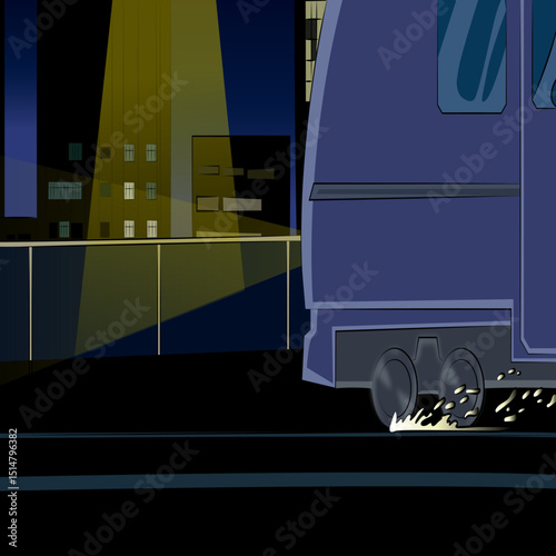 marvel train station vector