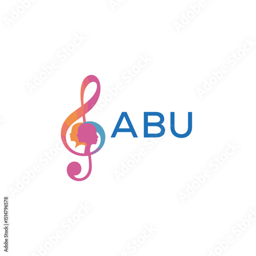 ABU letter logo. ABU Music Inspiring Young Minds Through Melody. The Sound of Growth ABU's Musical Journey.
