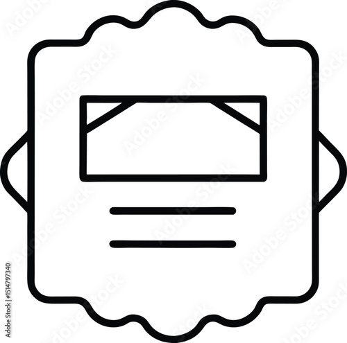 Printable Shipping Label for E-commerce and Parcel Delivery Logistics


