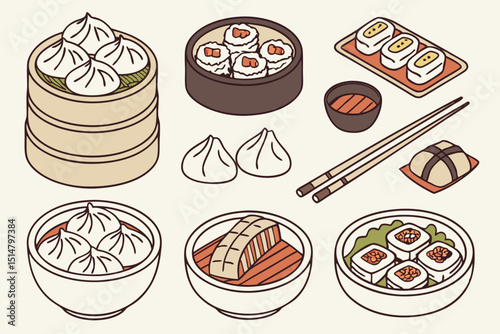 set of sweets