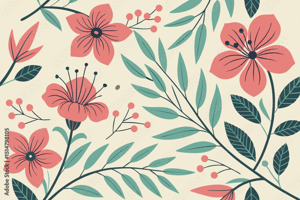seamless floral pattern seamless floral pattern