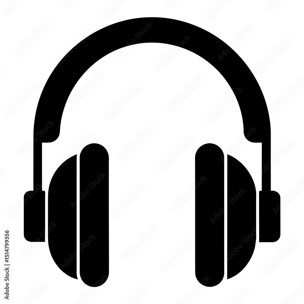 Headset Icon for Music and Sound Design Headset Icon for Music and Sound Design