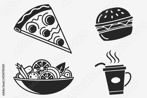 food icons set