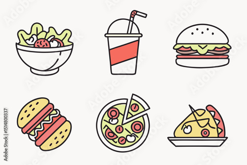 fast food icons