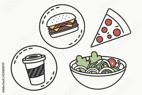fast food icons