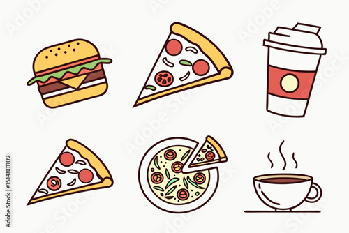 fast food icons